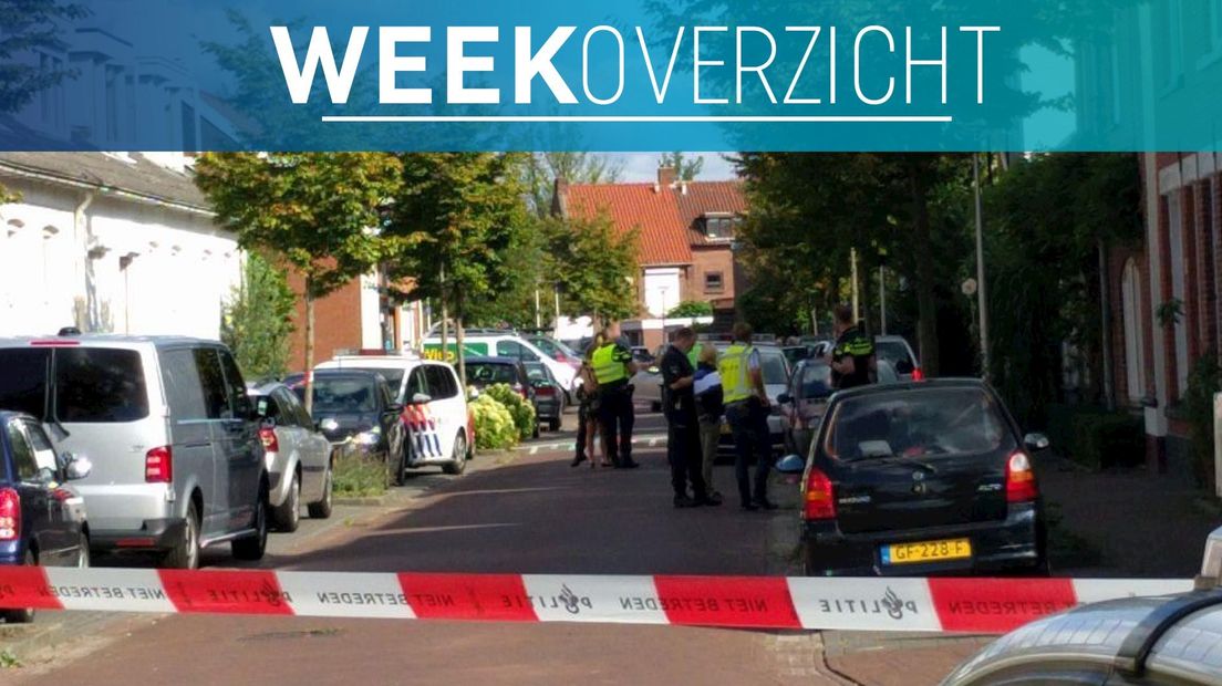 Weekoverzicht met daarin het nieuws over de dode vrouw in Enschede