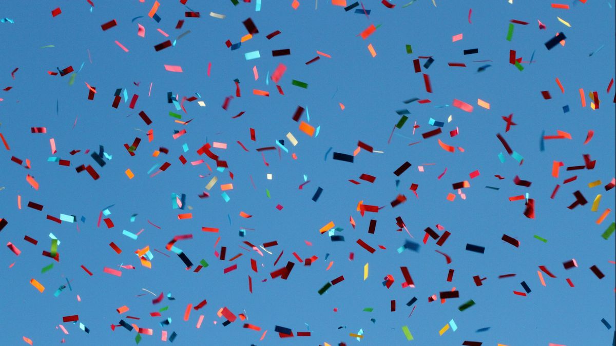 Confetti wordt verboden in stad, paar uitzonderingen mogelijk