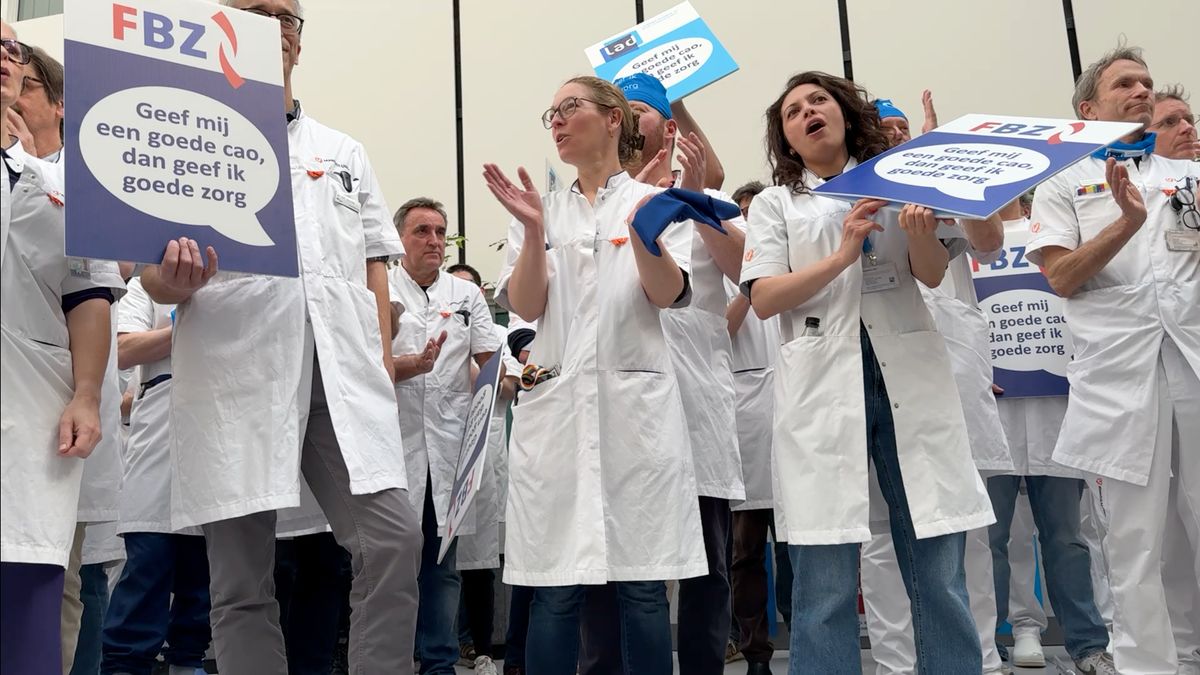 Artsen MUMC+ voeren actie voor betere cao: 'Patiënt verdient fitte dokter'