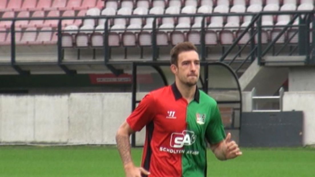 Tobias Haitz traint weer mee bij NEC