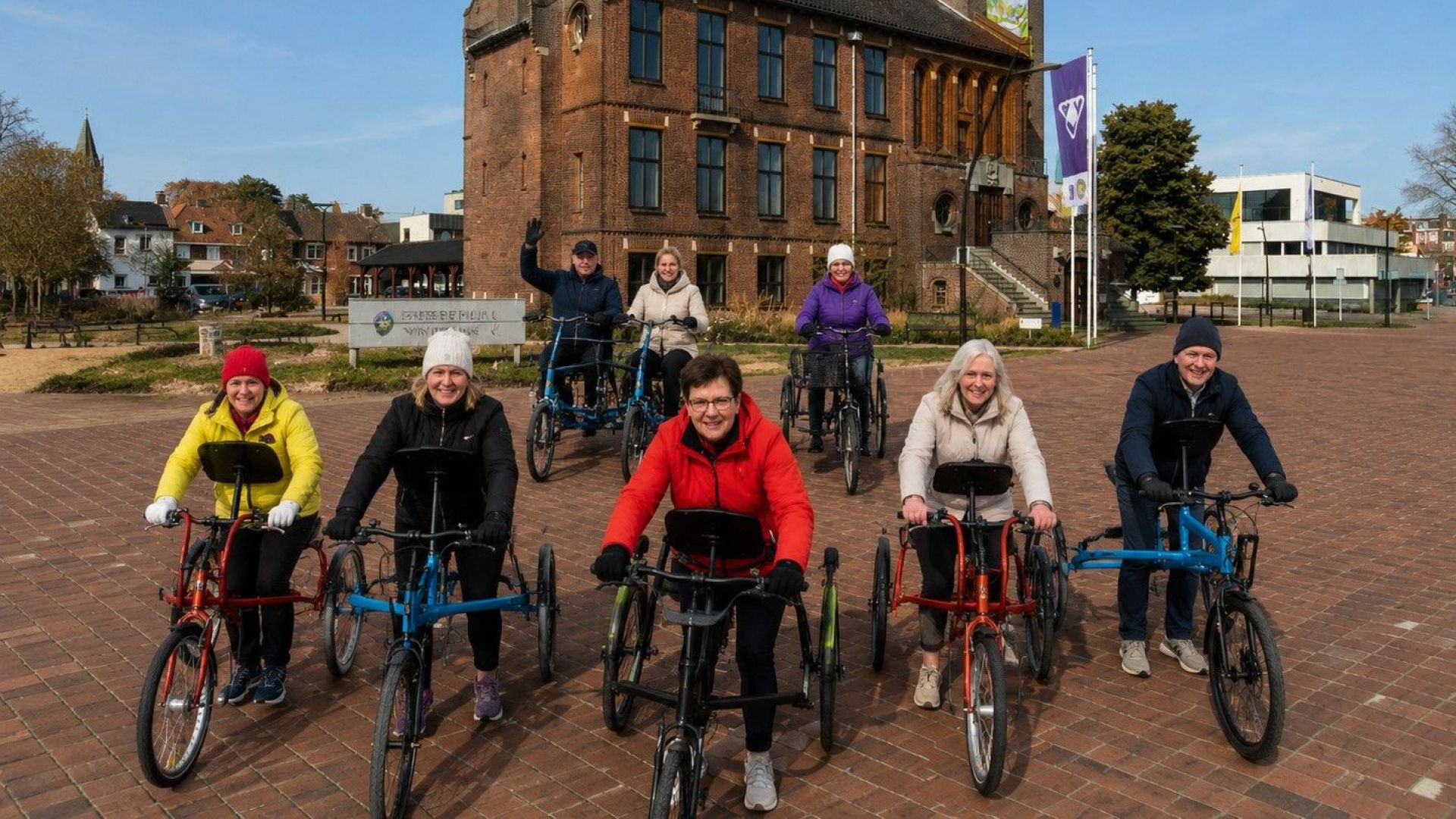Samen in beweging tijdens opening fiets- en beweegseizoen in Winterswijk.