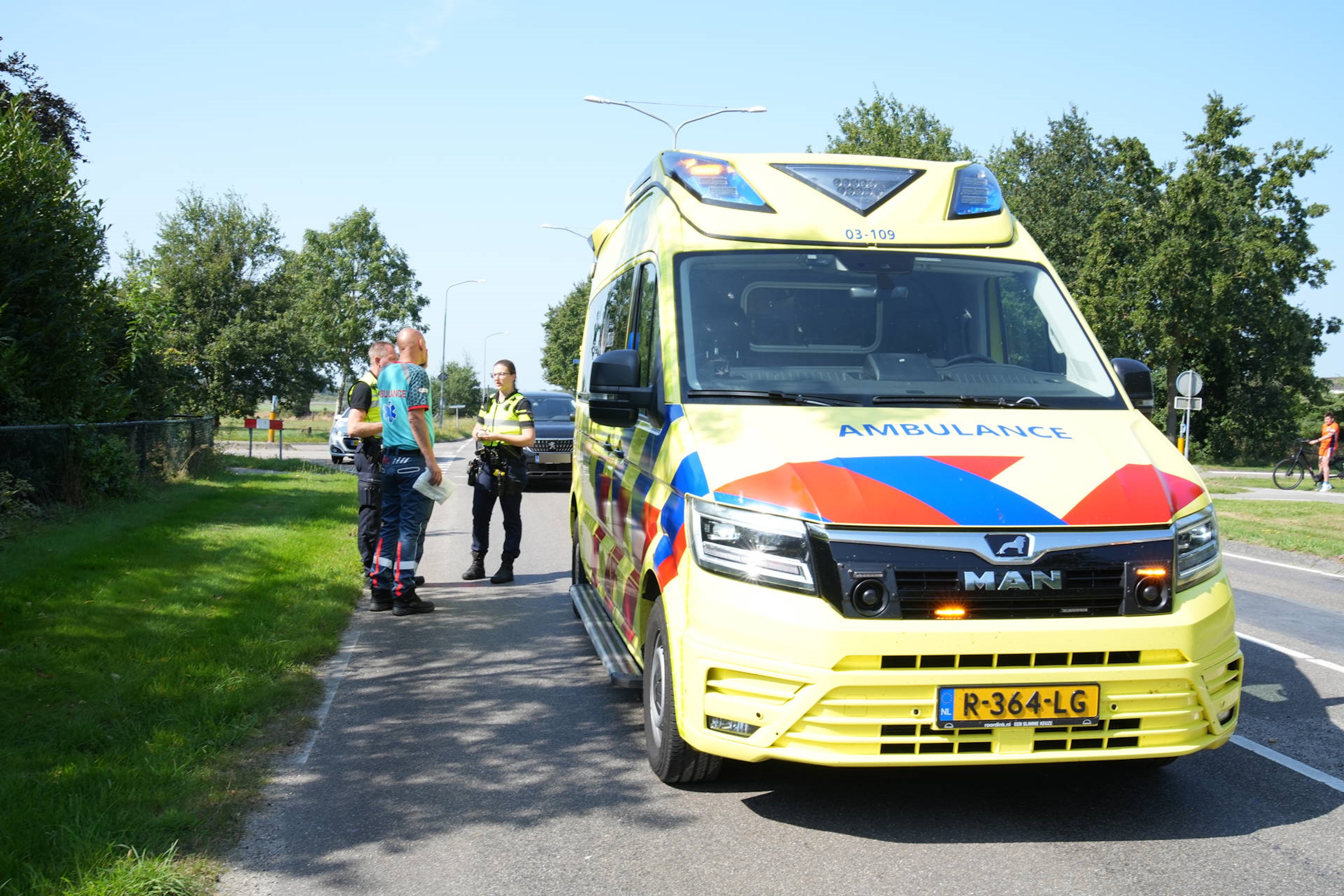 Fietsster gewond bij aanrijding in Beilen.