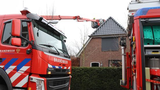 Brand in woning in Ochten