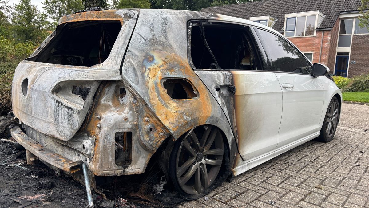 Auto in Burgum vermoedelijk in brand gestoken