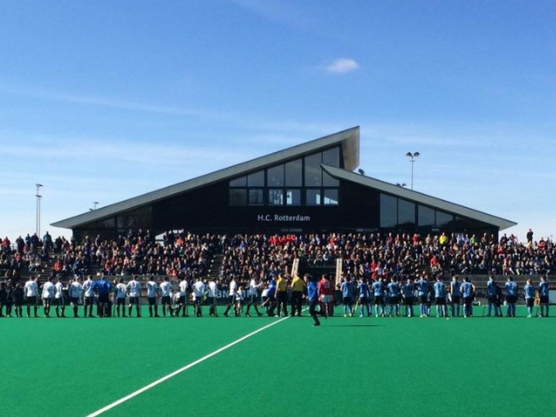 Het stadion van HC Rotterdam