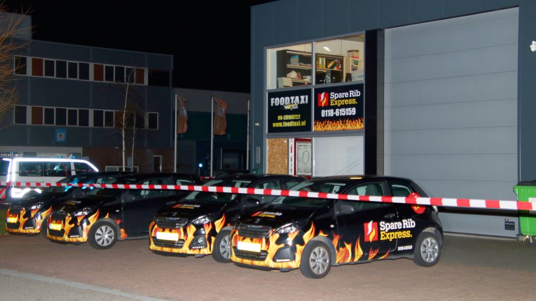 Politielint voor Spare Rib Express in Middelburg na gewapende overval