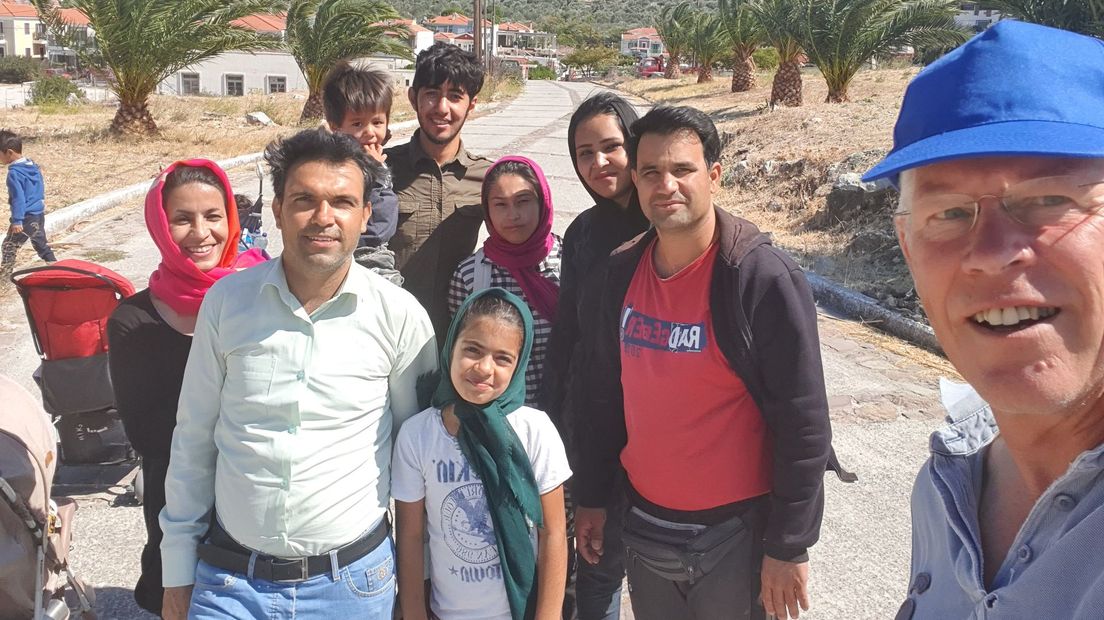 Jaap van Tilburg uit Enschede op Lesbos