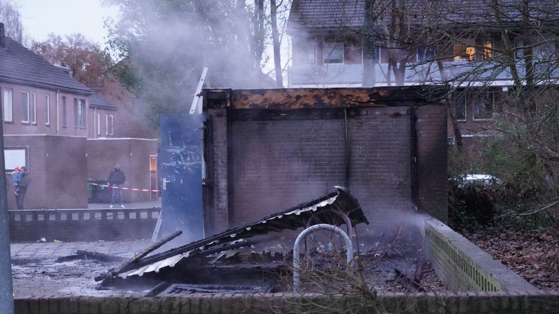 Brandje in schuur Anne Frankschool