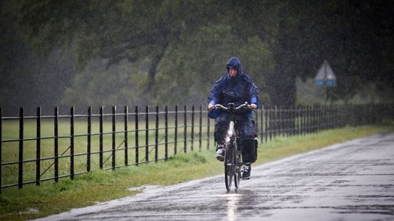 Er komt flink wat regen aan en de temperatuur daalt
