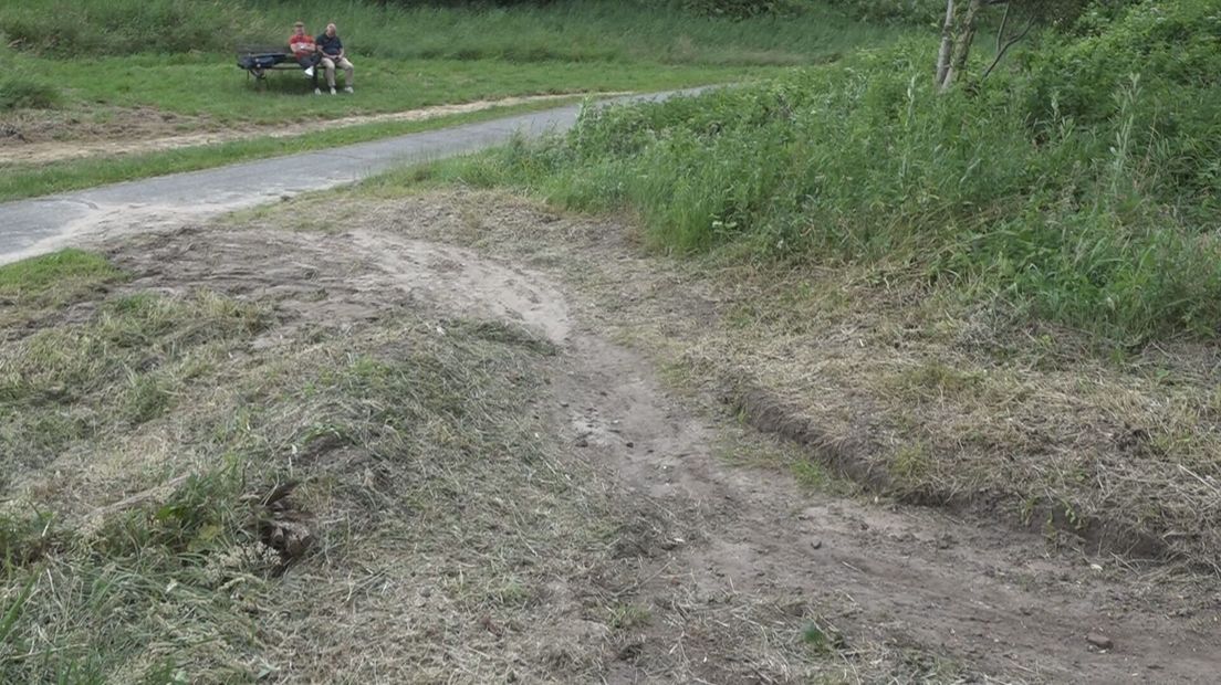 De gemeente Assen ziet geen reden om de mountainbikeroute aan te passen (Rechten: RTV Drenthe)