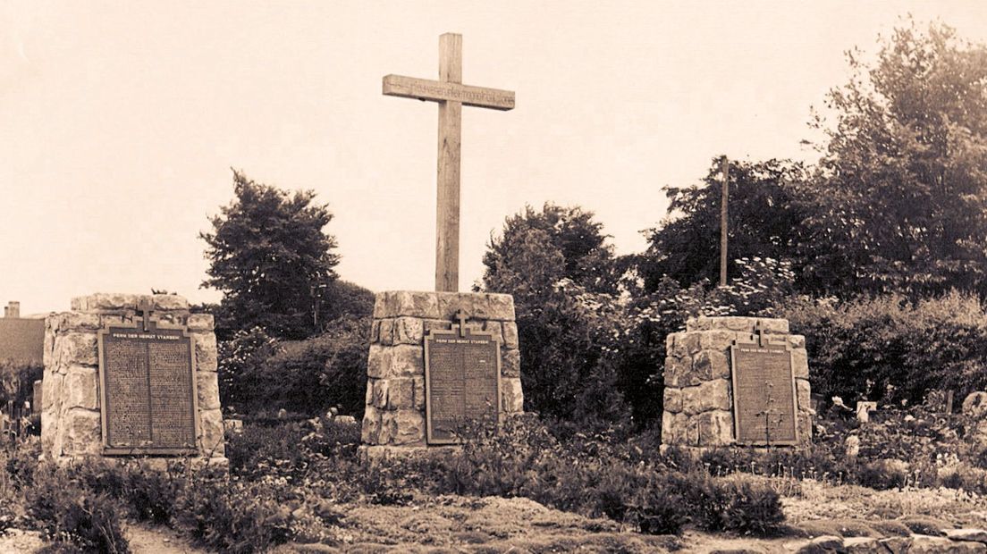 Graven in Ladelund waar ook mannen uit Putten in liggen.