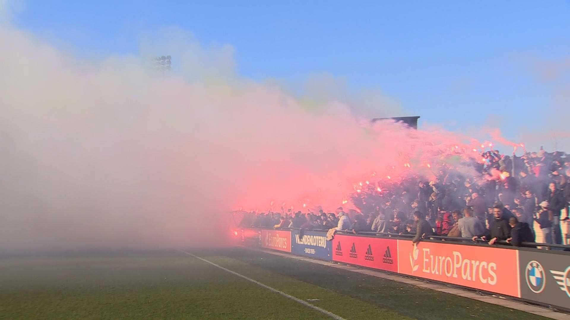 Vuurwerk op Varkenoord