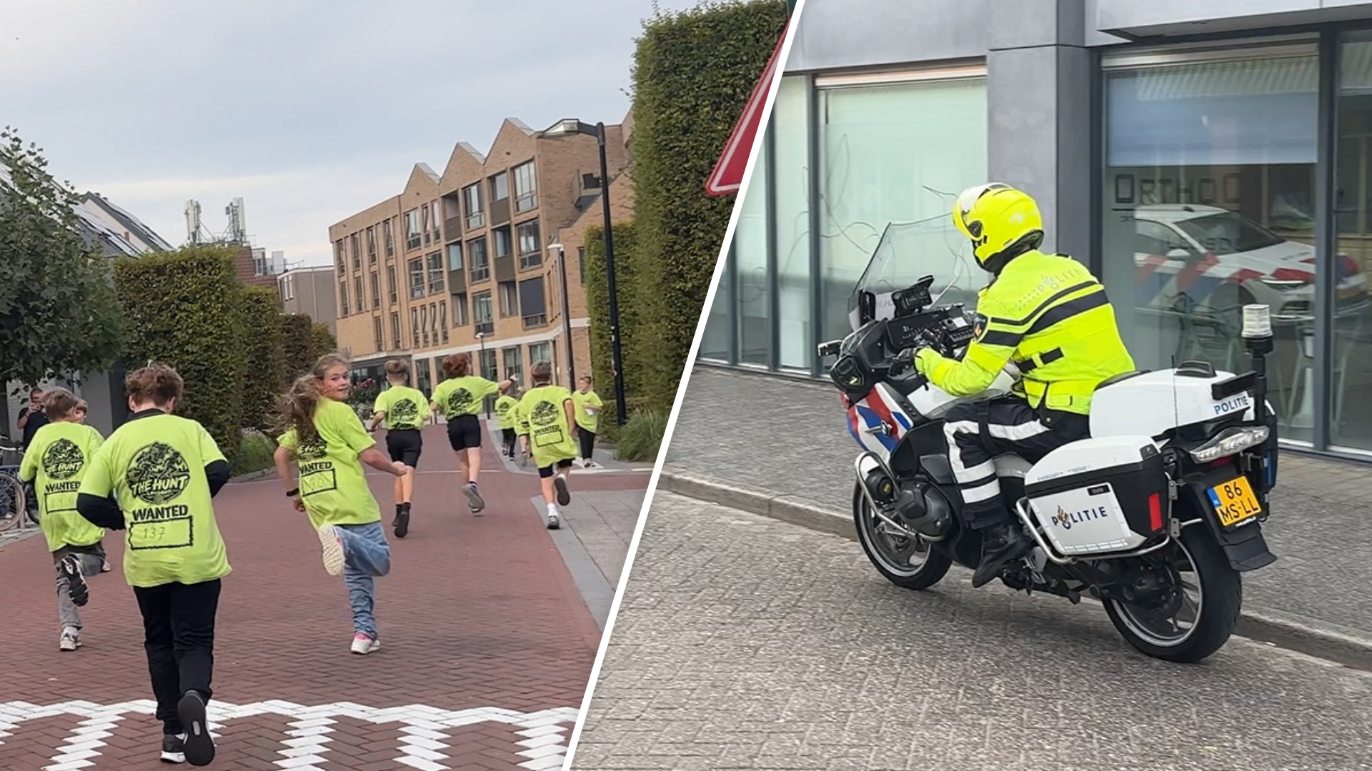 200 jongeren op de vlucht voor de politie in Leusden