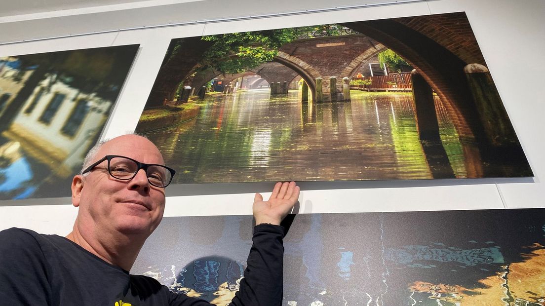 Een zeldzaam zomerse plaat van de Utrechtse gracht.