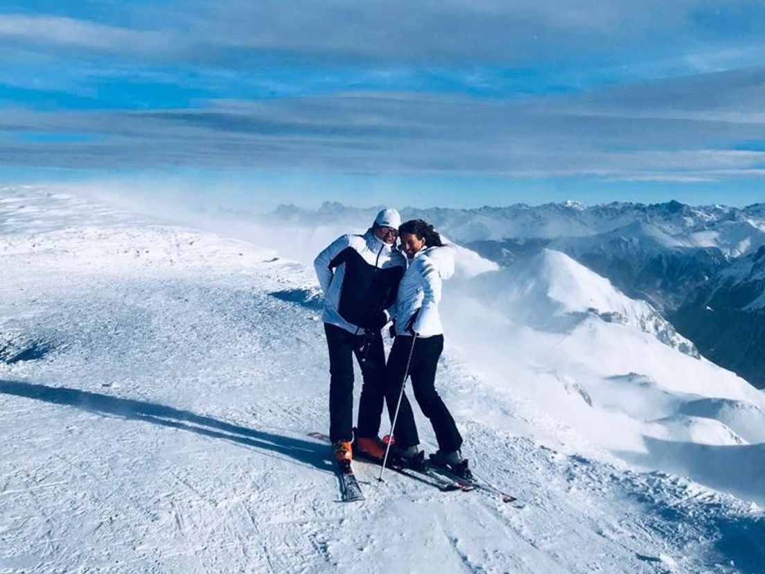 René op de piste