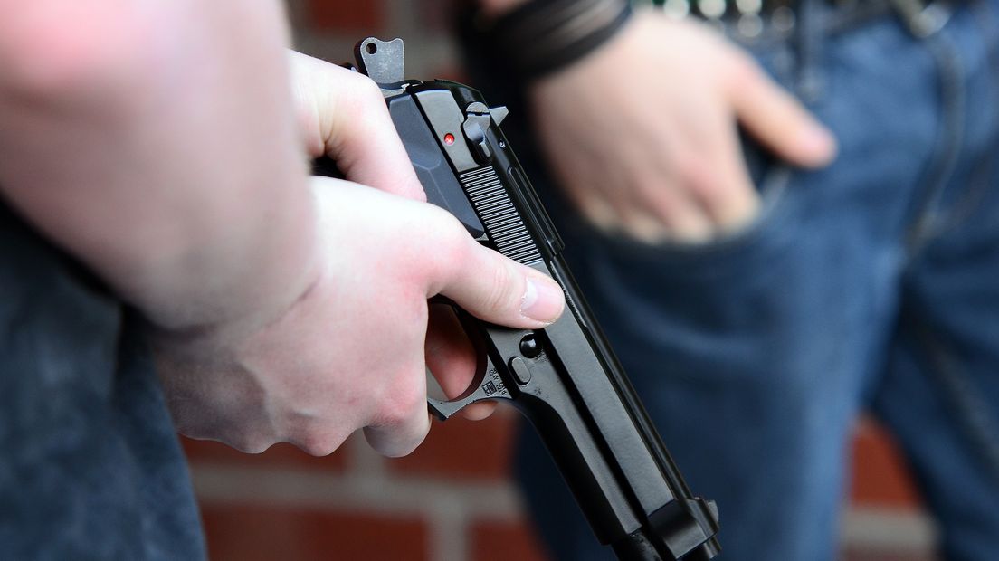 In de woning van de man werd een pistool met munitie aangetroffen (Rechten:pixabay.com)