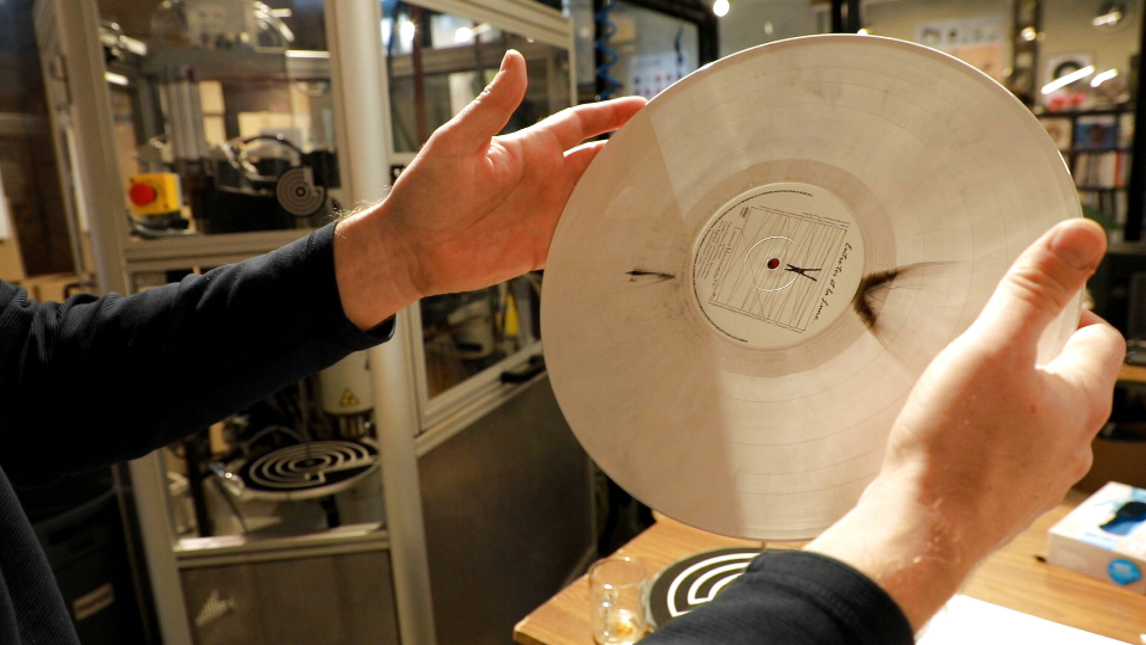 Een van de lp's die door Deepgrooves is gemaakt