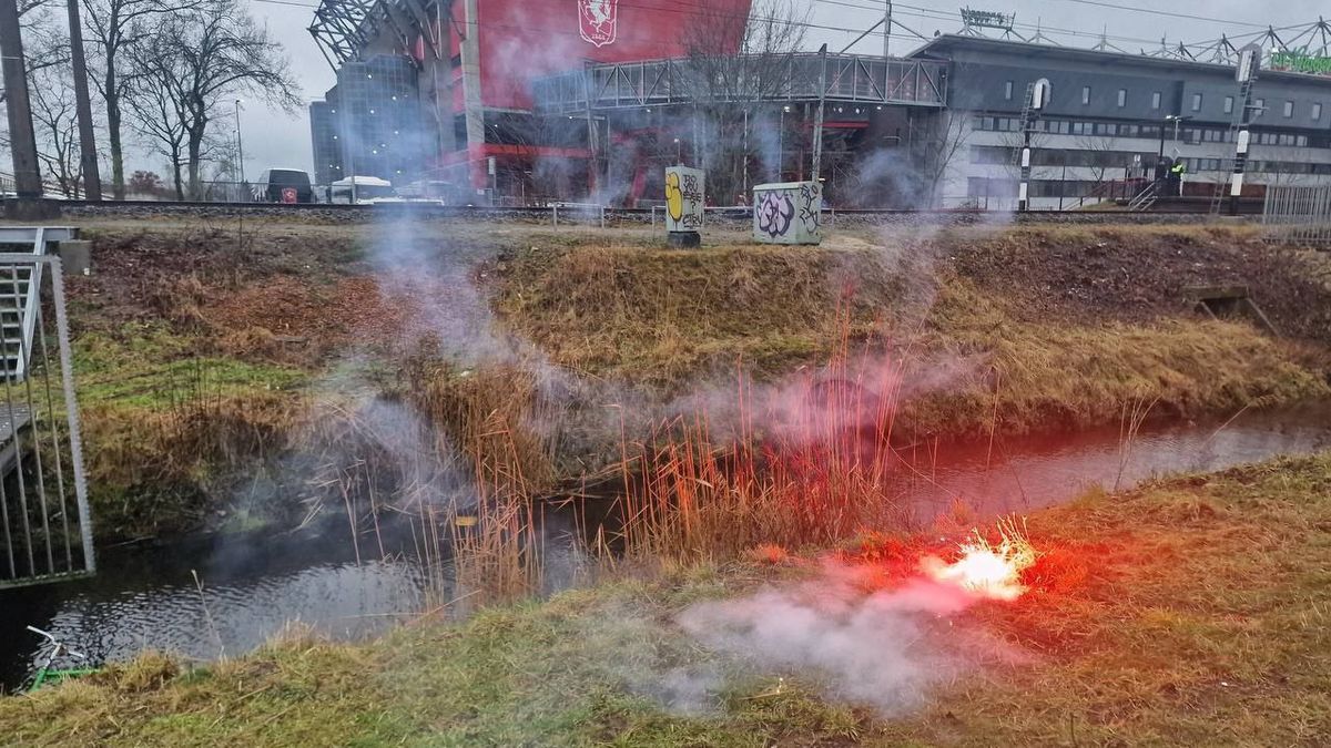112 Nieuws: ME grijpt in bij lichte onrust na FC Twente - FC Groningen