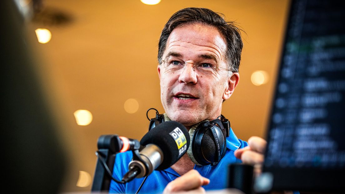 Mark Rutte in Spuigasten