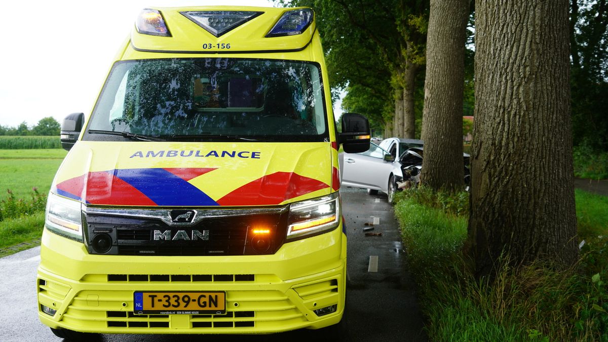 Gewonde bij ongeluk in Veeningen