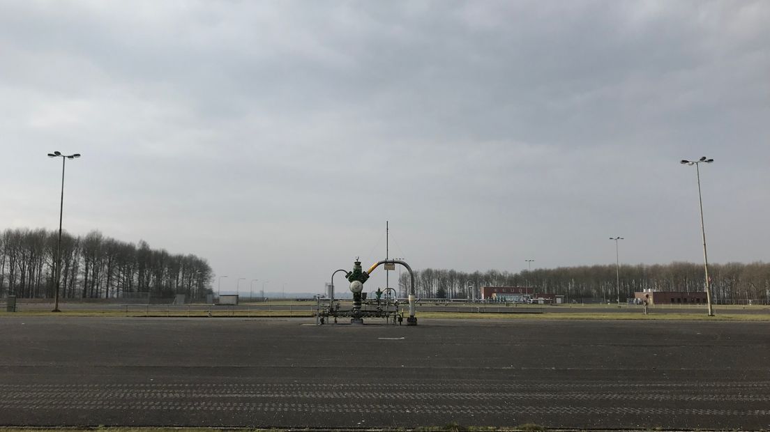 Gaslocatie bij Spijkerboor (Rechten: RTV Drenthe / Jeroen Kelderman)