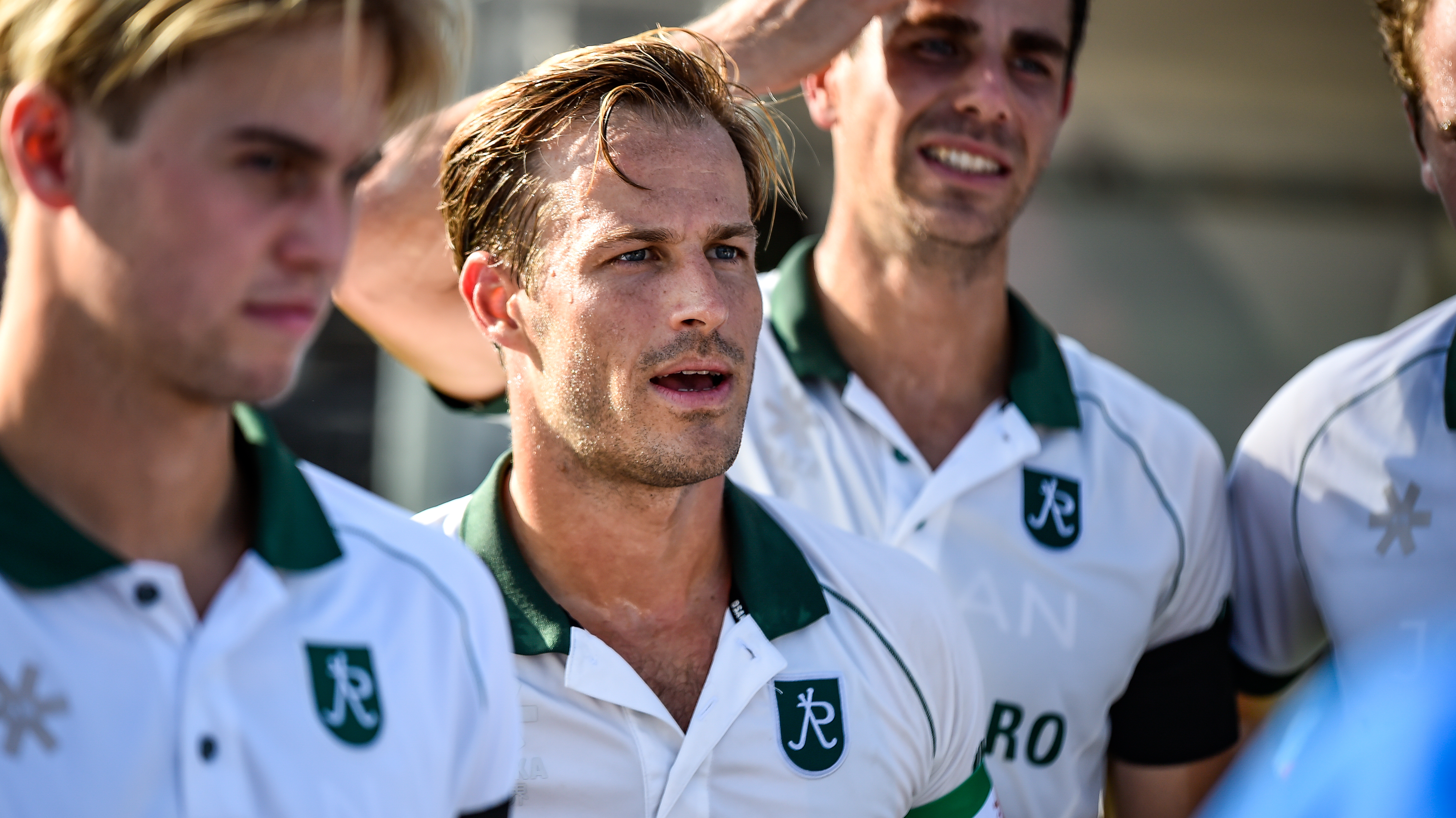 Jeroen Hertzberger in het vertrouwde shirt van HC Rotterdam