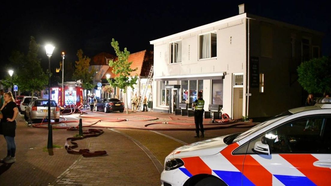 brand bovenwoning Tholen