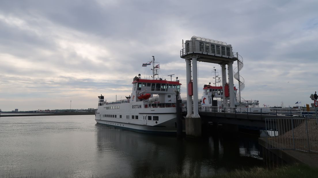 De boot naar Schiermonnikoog.