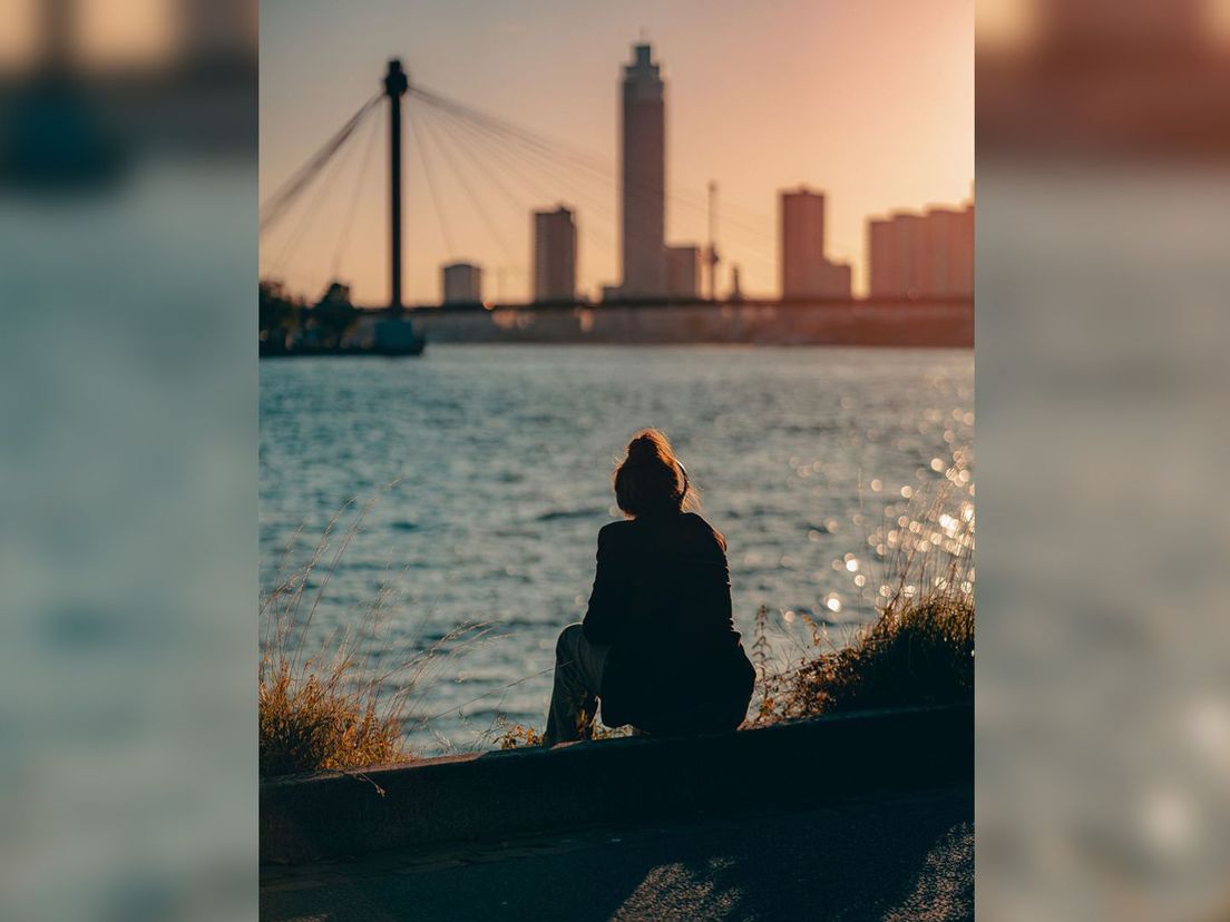 Hoe druk en dynamisch de stad ook kan zijn, Jelte Lagendijk legde dit 'rustmoment' vast