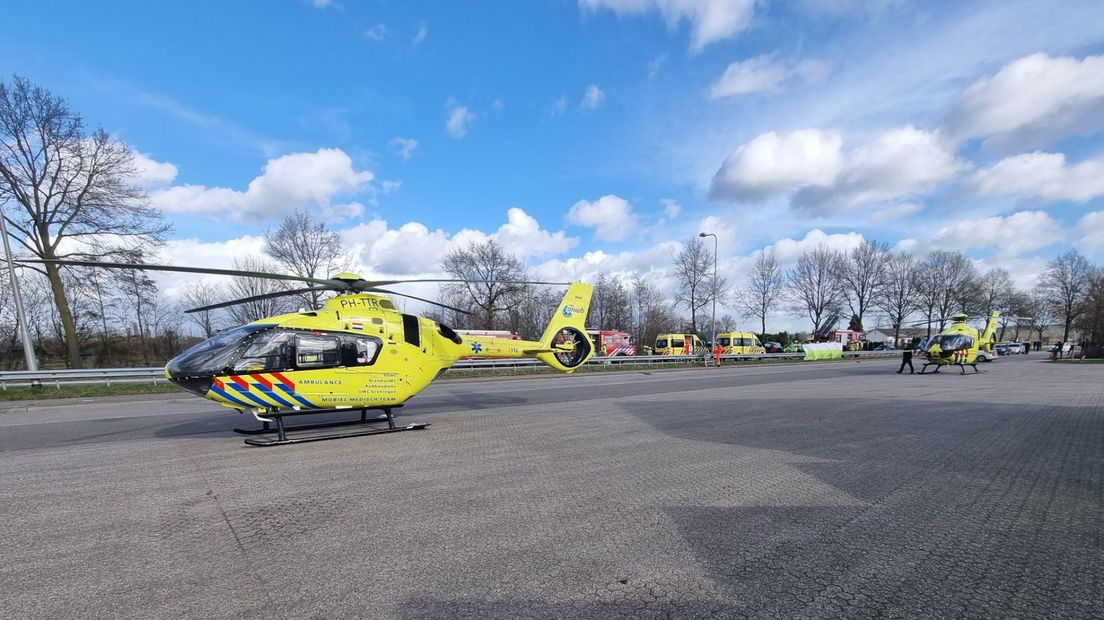 Bij een ongeval in Beek overleed een betrokkene.