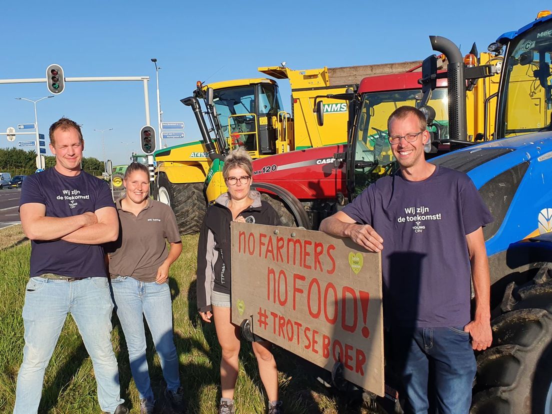 Boeren bij het boerenprotest | Foto: