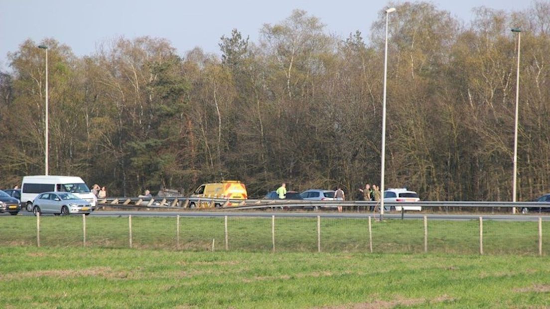Bij het ongeluk is gisteren een 20-jarige Duitse vrouw om het leven gekomen