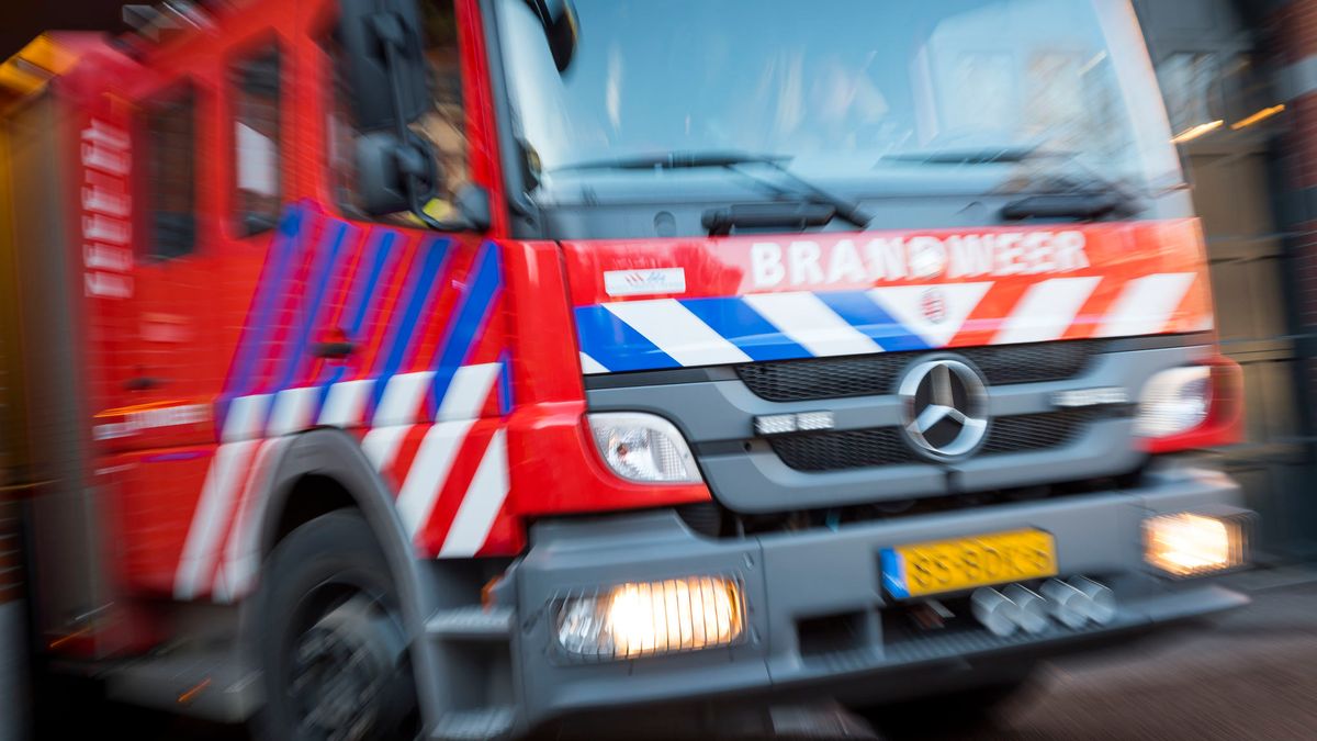 Brand in natuurgebied bij Well