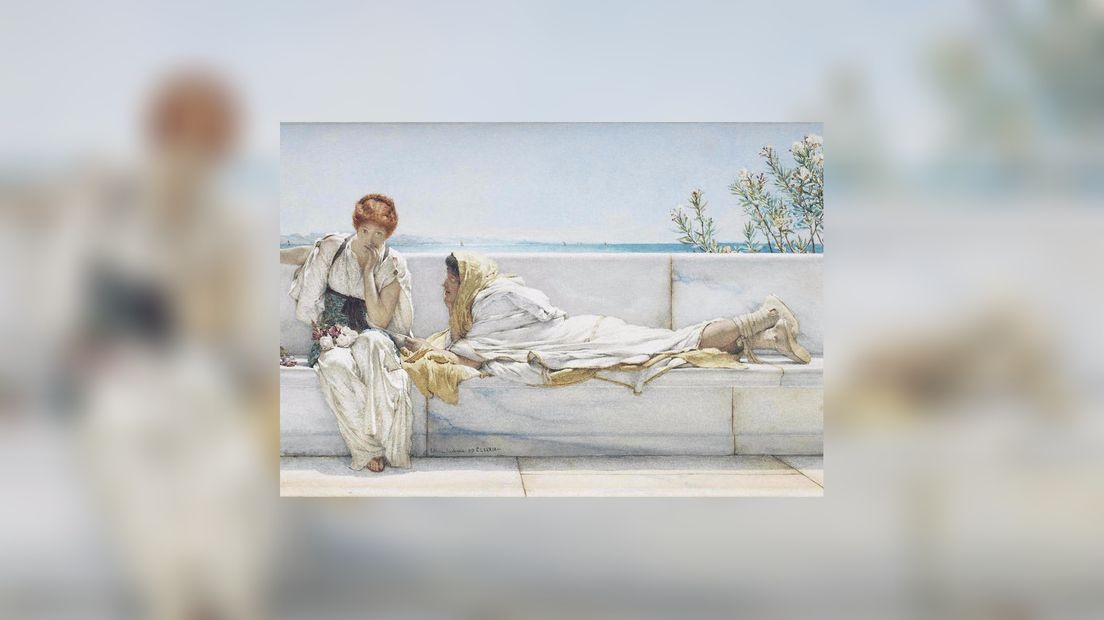 Fragmint út The Sollicitation fan Lourens Alma-Tadema