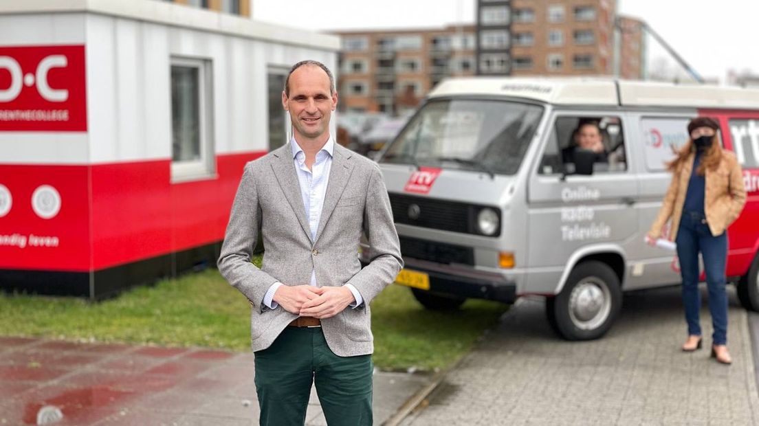 Directeur Aad Oosterhof van de nieuwe Technologie en Zorg Academie