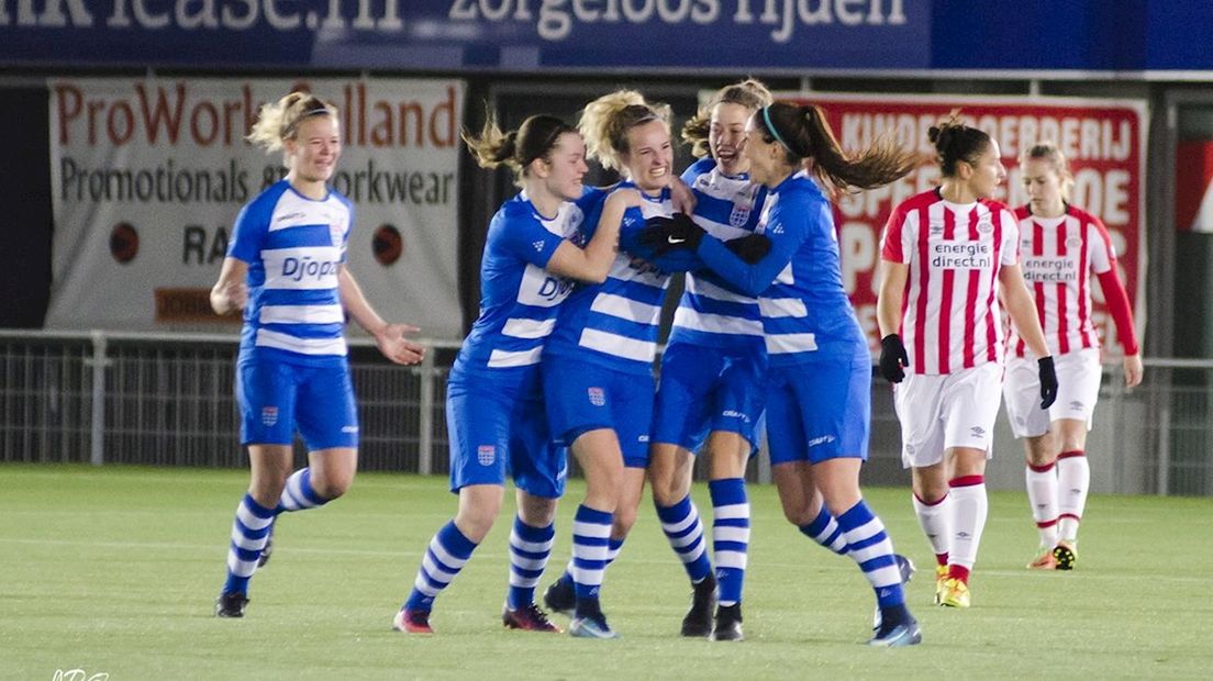 Zege dames PEC en Twente