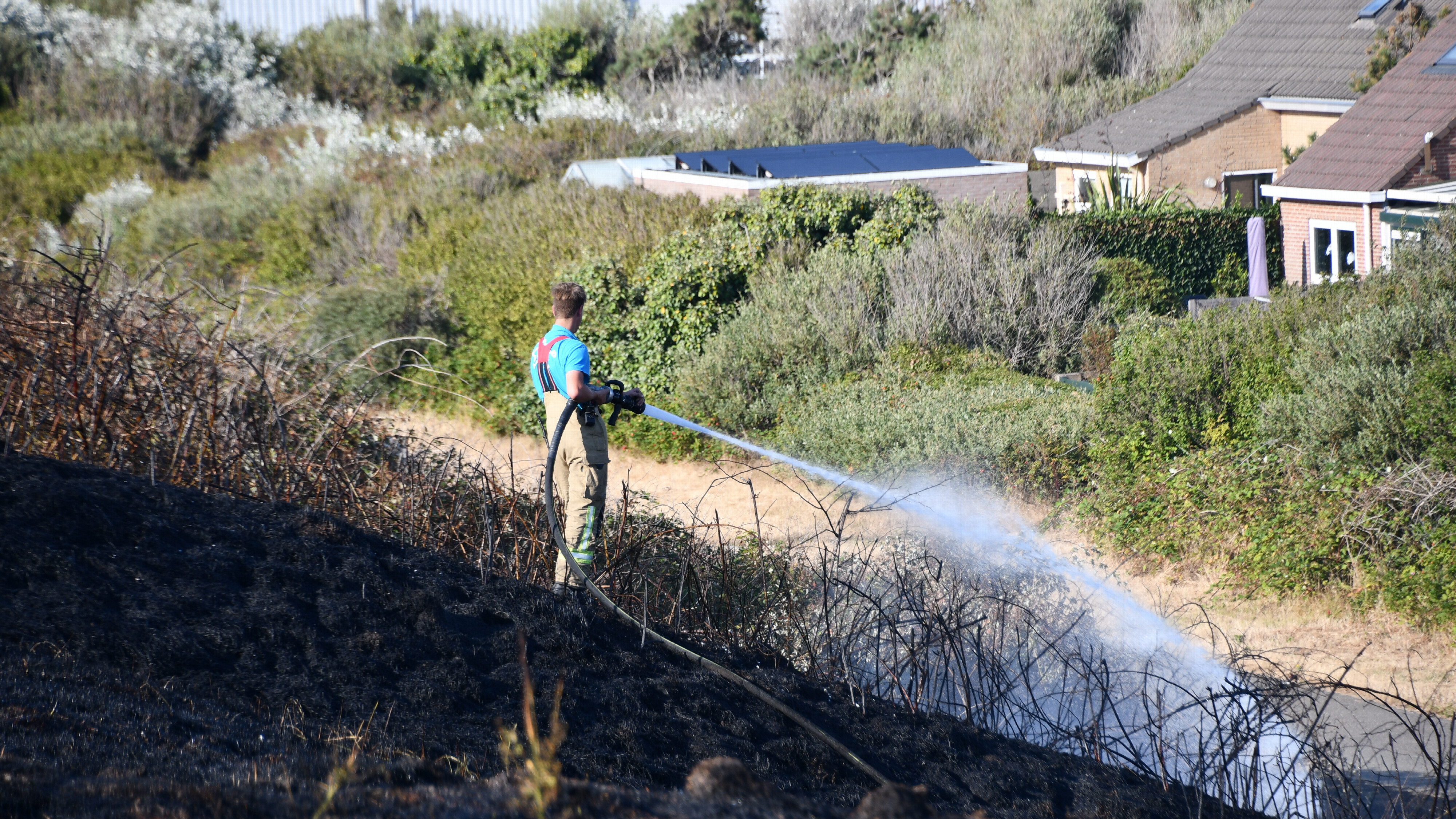 Zeeuwse brandweer druk met natuurbrandjes blussen