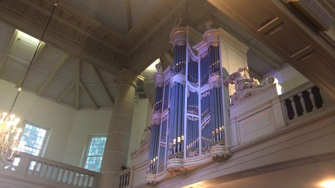 Het orgel is weer in gebruik genomen (Rechten: Janet Oortwijn / RTV Drenthe)