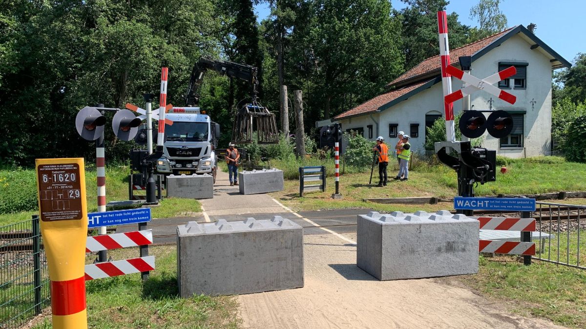 Overweg Grubbenvorst dicht voor gemotoriseerd verkeer