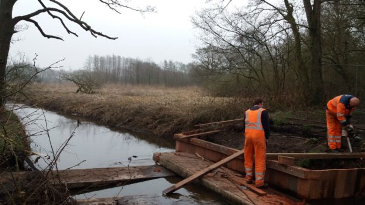 Nieuwe bruggen voor natuurgebied De Heest