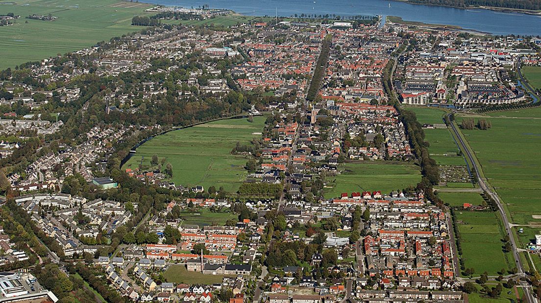 Bunschoten vanuit de lucht