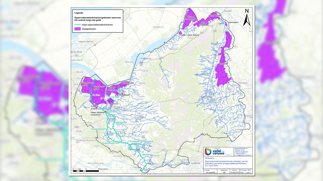 Voor polders waar het waterschap water kan inlaten vanuit de IJssel, de Nederrijn en de randmeren geldt het sproeiverbod niet.