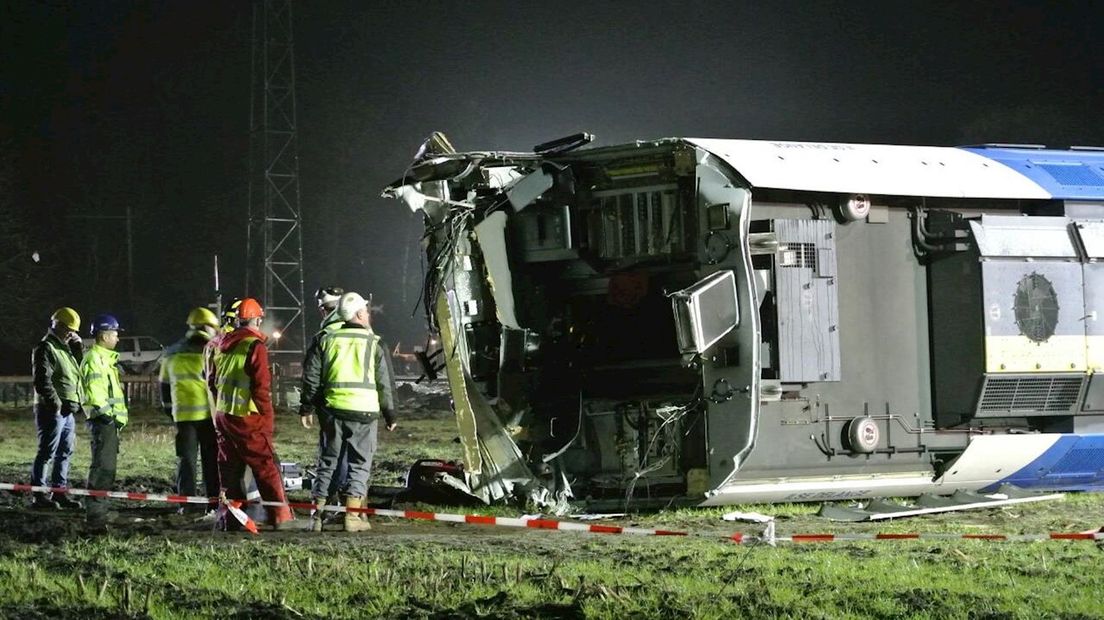 De berging van de treintoestellen begint vannacht