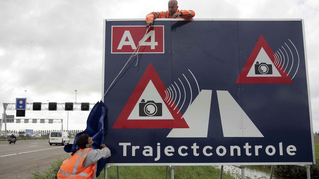 Trajectcontrole op de A4 uitgezet | Archief