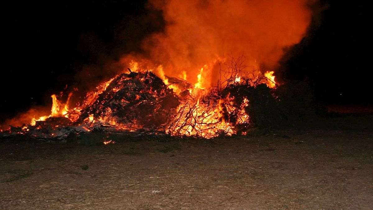 Paasbult in Collendoorn afgebrand