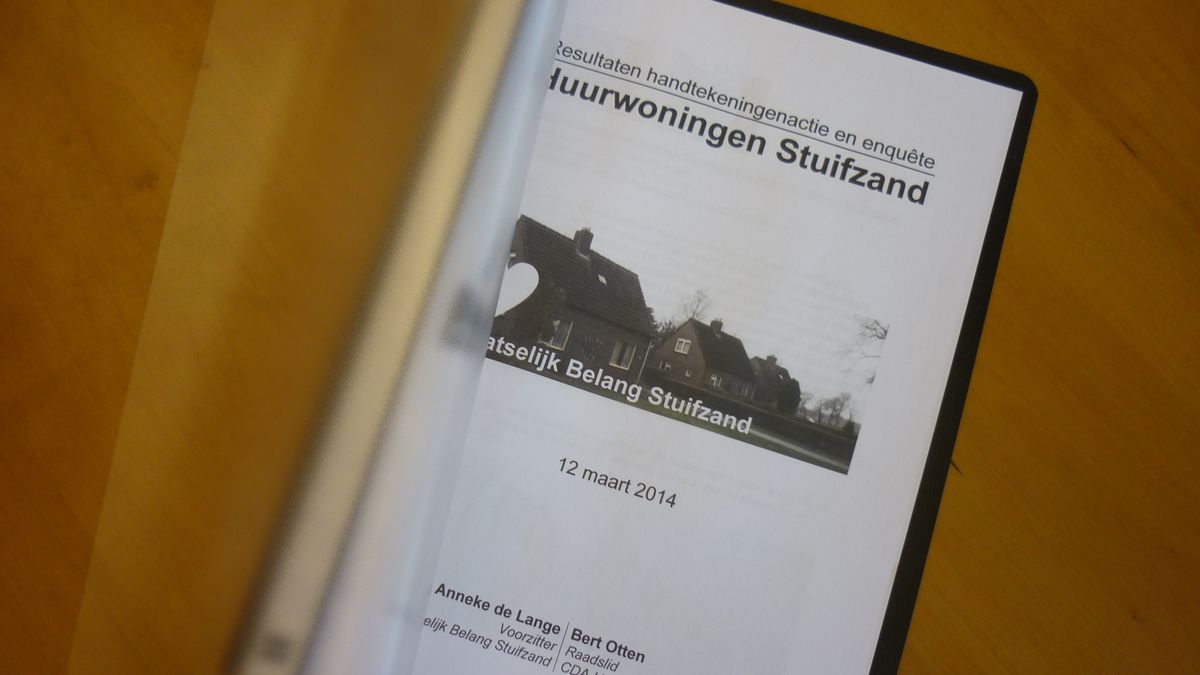 Minister doet niks aan verkoop huurwoningen Stuifzand