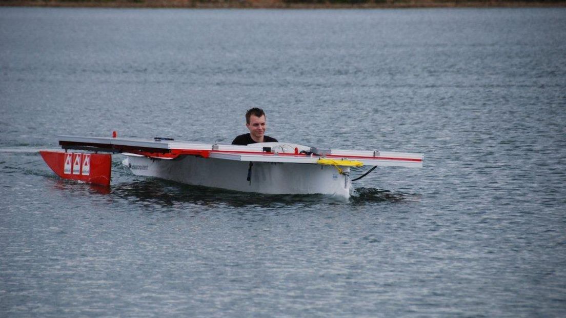 Eerste proefvaart zonneboot succes