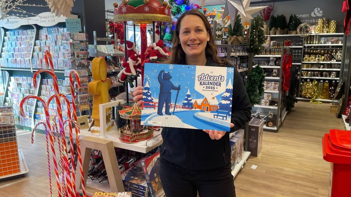 Ondernemers Musselkanaal halen met adventkalender geld op voor sfeerverlichting