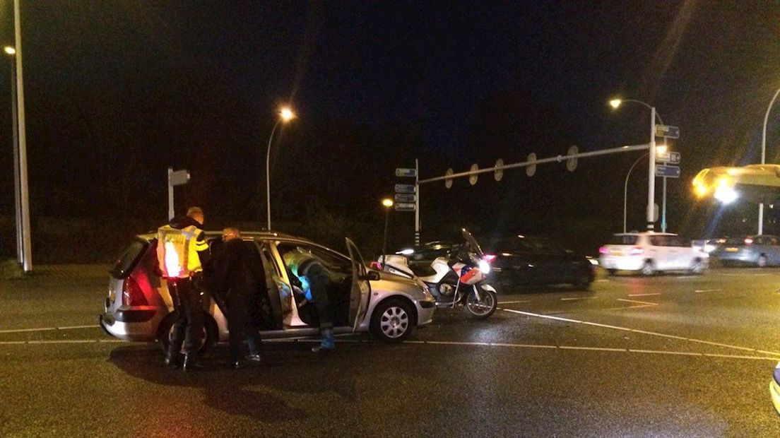 Kop-staartbotsing in Zwolle