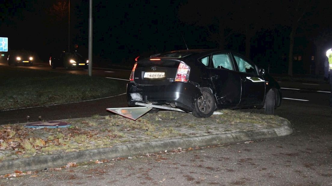 Veel overlast voor verkeer op N35 door aanrijding tussen auto's